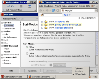 MM3-WebAssistant - Proxy Offline Browser - Archivieren durch Surfen